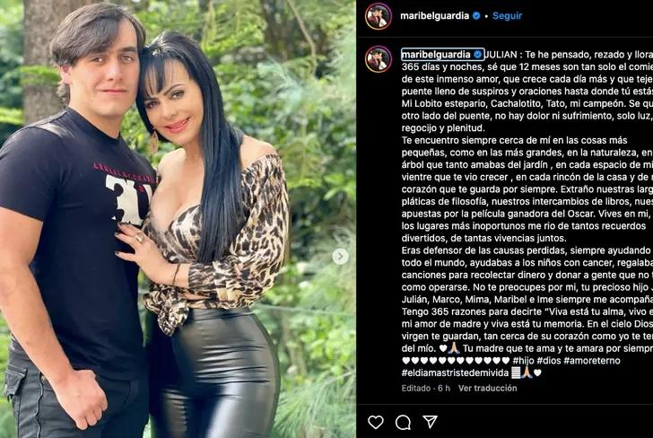 Así recordó Maribel Guardia a su hijo&nbsp;