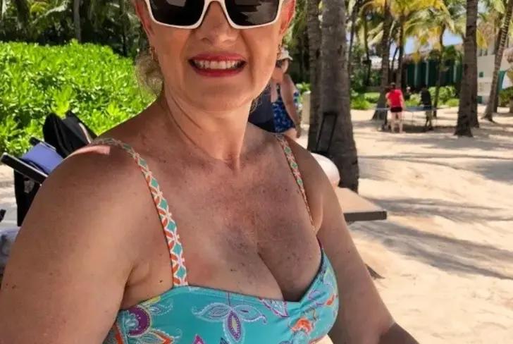 La foto de Erika Buenfil en traje de baño&nbsp;