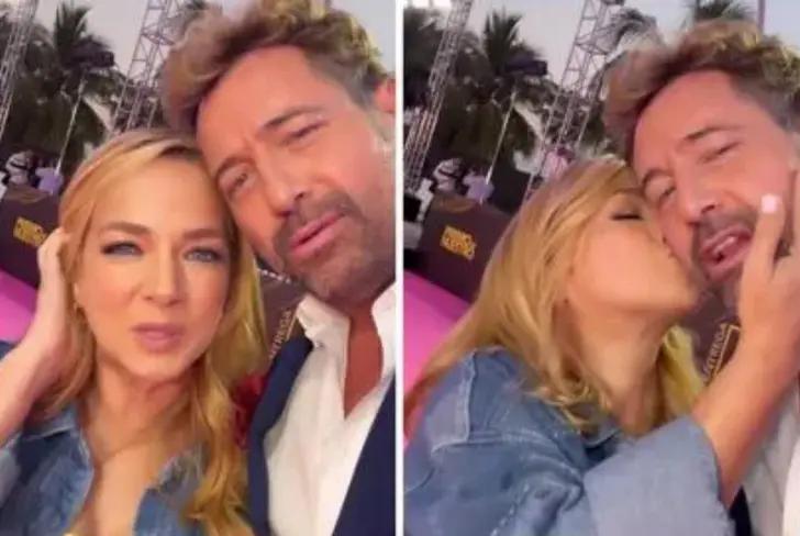 Así fue el reencuentro de Adamari López y Gabriel Soto&nbsp;