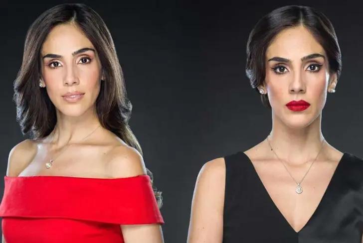 Sandra Echeverría y su doble&nbsp;