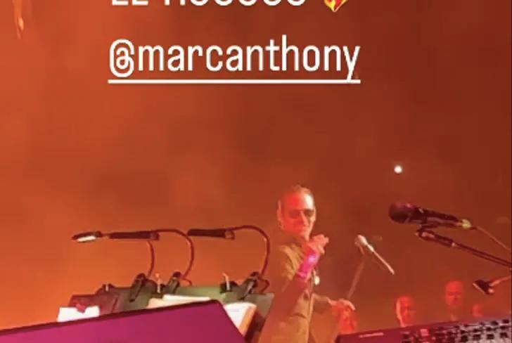 Así presumió Nodal su amistad con Marc Anthony&nbsp;