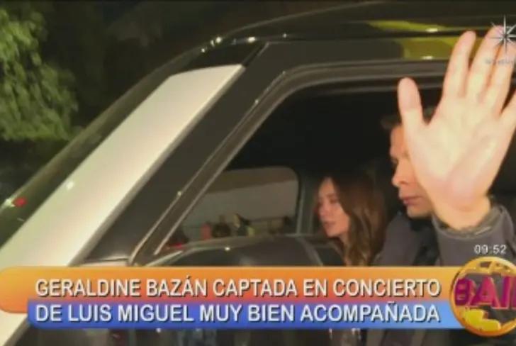 Así fue captada Geraldine Bazán con Giovanni Medina