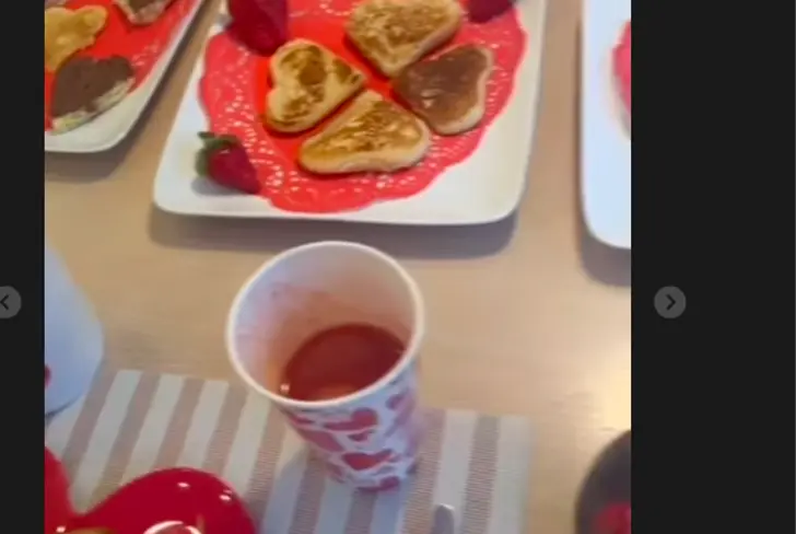 Así presumió Shakira su desayuno de San Valentín