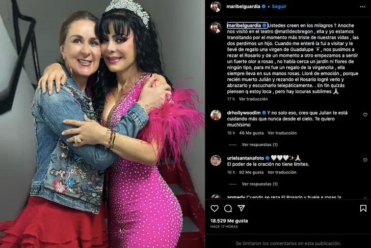 Así confesó el milagro Maribel Guardia&nbsp;