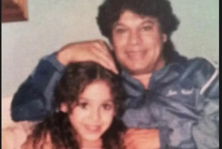 Esta fue la foto que compartió Danna Paola con Juan Gabriel&nbsp;