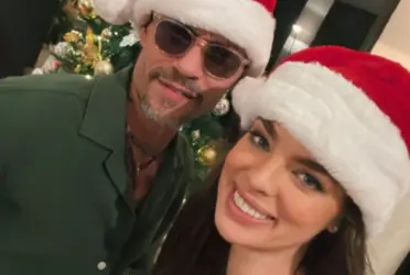 Marc Anthony y Nadia Ferreira y sus regalos de Navidad 