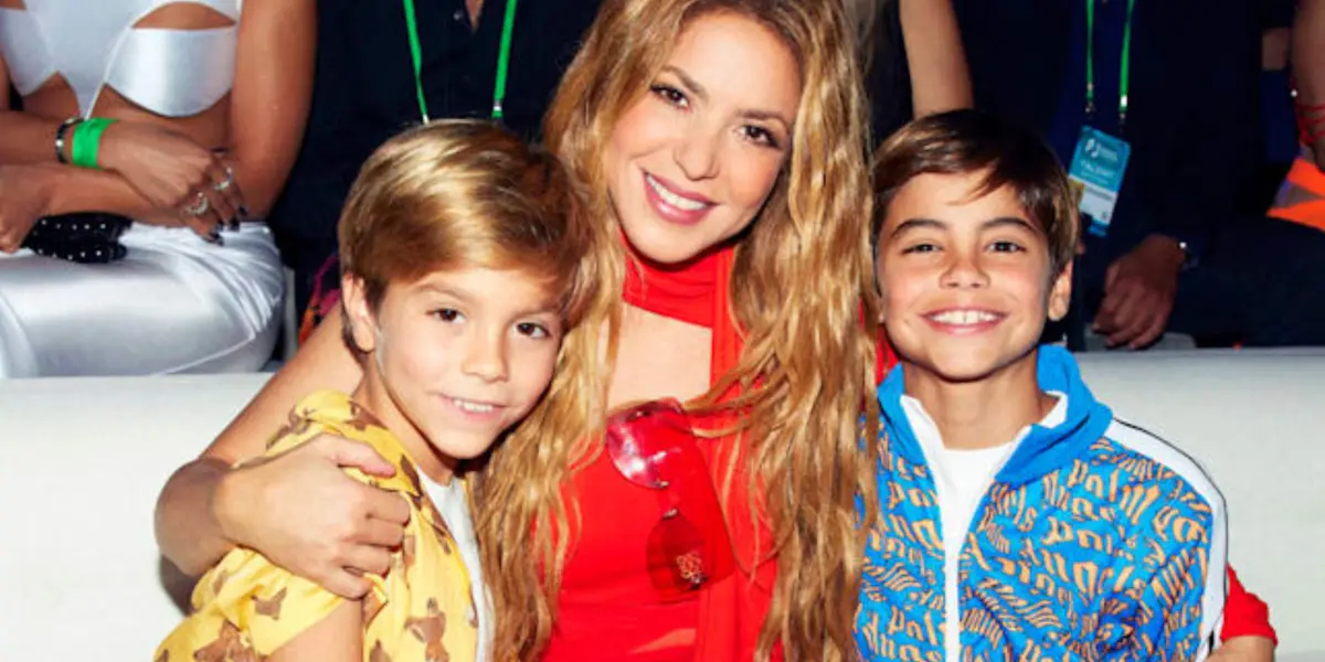 Shakira celebró San Valentín junto a sus hijos 