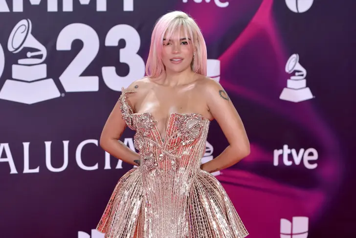 Karol G y su diminuto vestido&nbsp;