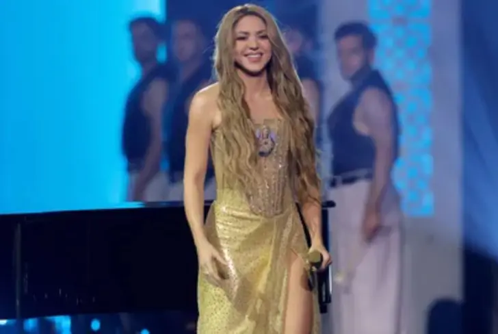 Este fue el vestido que más llamó la atención de Shakira&nbsp;