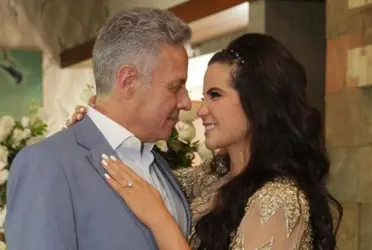 Alexis Ayala y Cinthia Aparicio consagran su amor en boda religiosa 