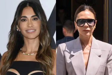 Antonela Roccuzzo reaparece con Victoria Beckham