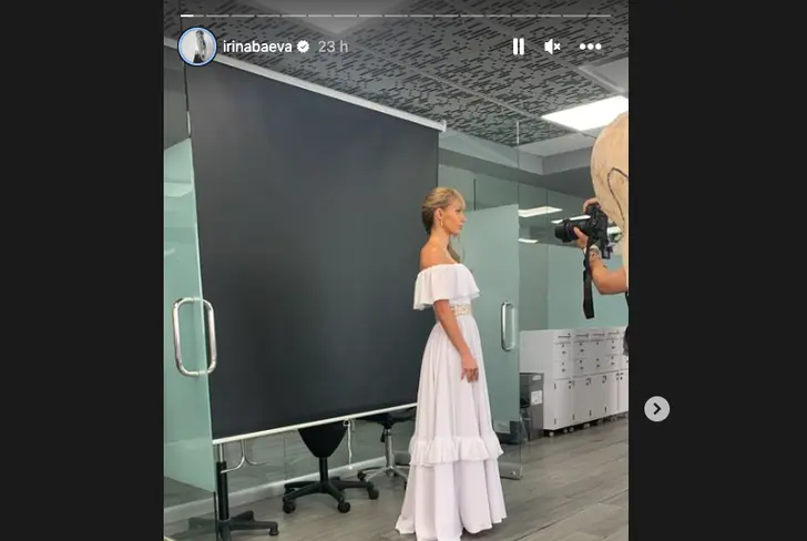 El vestido de novia de Irina Baeva en la telenovela "Nadie como tú"