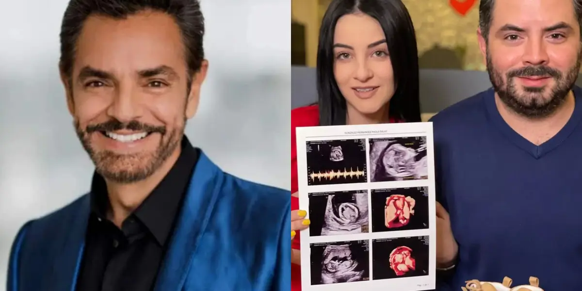 Eugenio Derbez reacciona al embarazo de José Eduardo y su esposa 