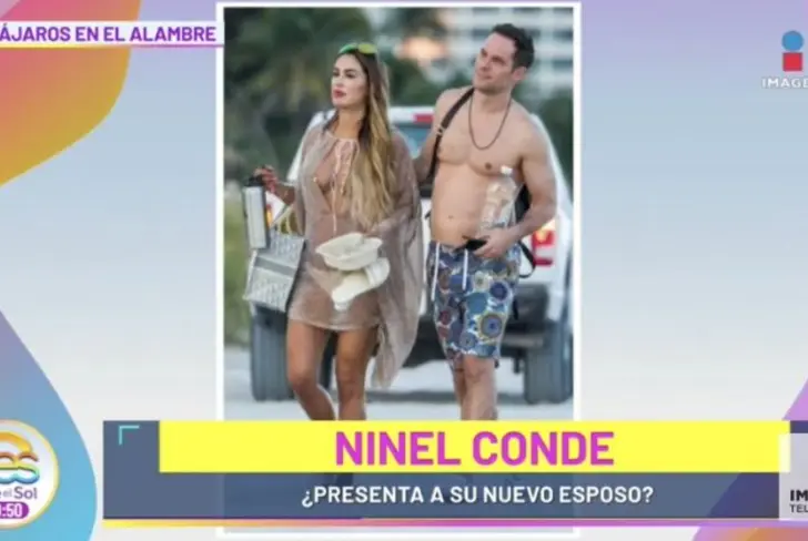 Así fue captada Ninel Conde con su nuevo esposo&nbsp;