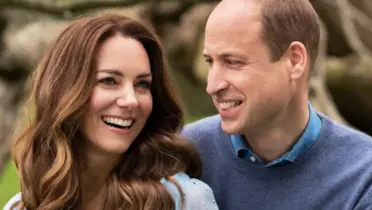 Kate Middleton apoyada por su esposo William 