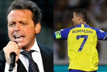 Luis Miguel copia gesto de Cristiano Ronaldo en celebración 