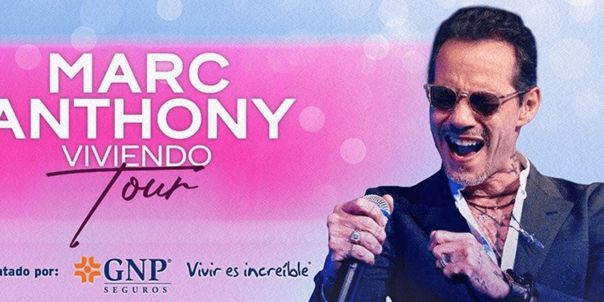 Marc Anthony acaba de anunciar que visitará varias ciudades de México para presentar su “Viviendo Tour”