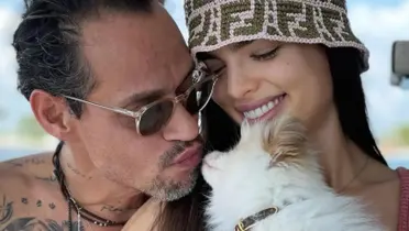 Marc Anthony y Nadia Ferreira de vacaciones 