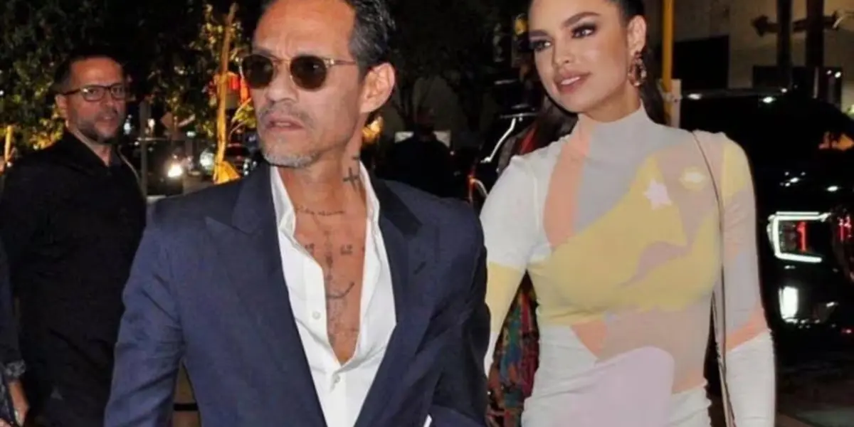 Marc Anthony y Nadia Ferreira reciben su primer regalo de aniversario de bodas 