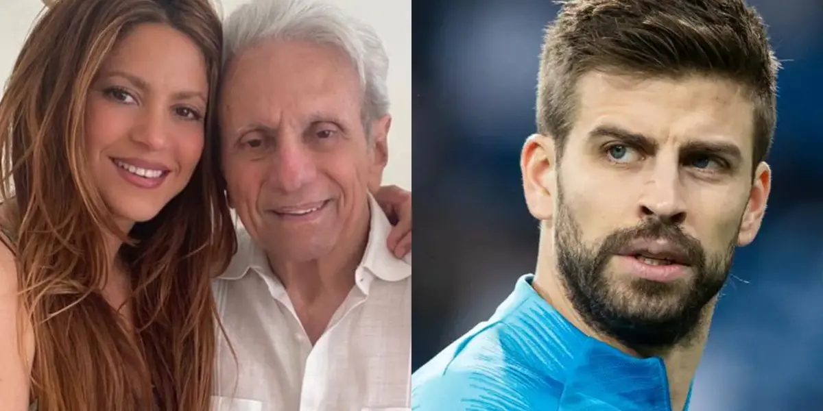 Papá de Shakira habló con Pique para que se reconciliaran 