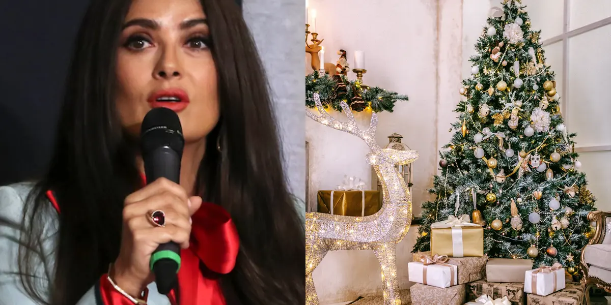 Salma Hayek revela porque celebra dos veces la Navidad 