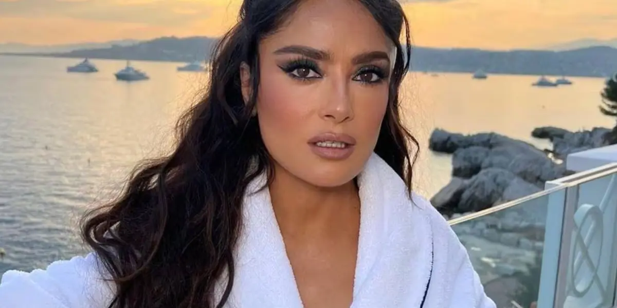 Salma Hayek revela su secreto para cubrir las canas 